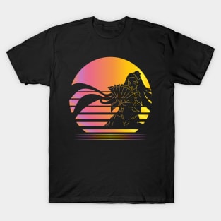 Hanamikoji Synthwave - Board Game Inspired Graphic - Tabletop Gaming  - BGG T-Shirt